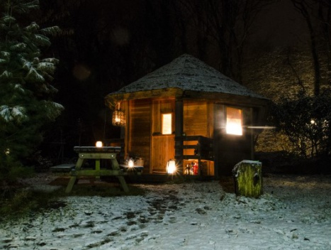 Foto: De hut met kerst ll. Foto Marco