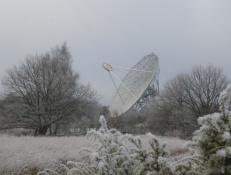 Foto De radio-telescoop in de rijp.