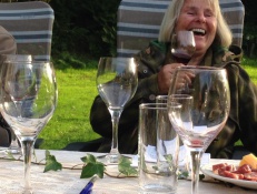 Foto Onze gast Marije, een echte wijnproever
